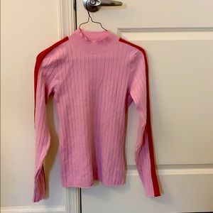 Lovers and Friends Pink long sleeved shirt